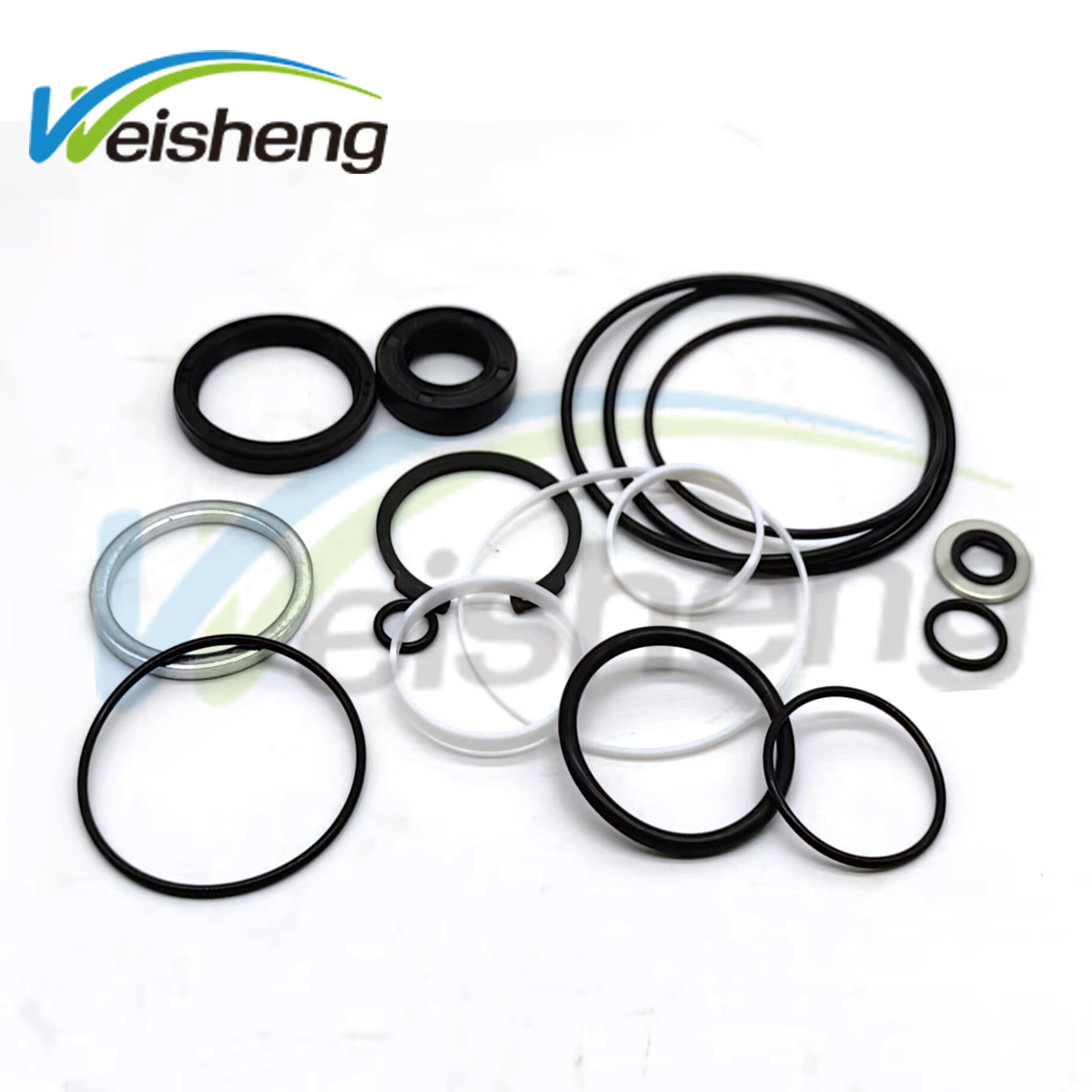 WS-SEALS 04445-60050 Repair Kit Power Steering Rack&pinion Seal Kit for Japanese Car Power Steering Rack Gear Gasket Kit