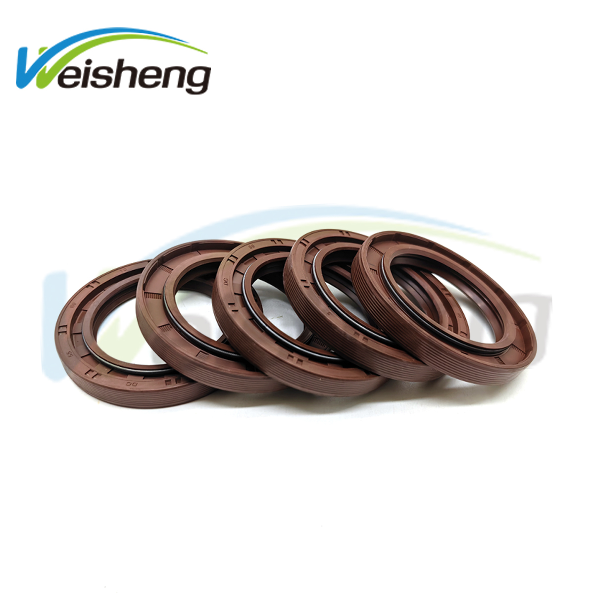 WS-SEALS Rotary Shaft Oil Seal DC 55*80*10 Double Lip Metal Case